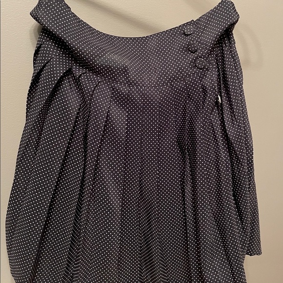 Polka dot high waisted pleated skirt - Picture 10 of 10